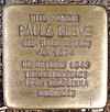 Stolperstein Lehmweg 5 (Paula Kleve) in Hamburg-Hoheluft-Ost.JPG