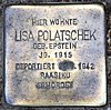 Stolperstein Wielandstr 17 (Charl) Lisa Polatschek.jpg