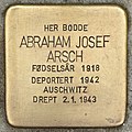 Stolperstein for Abraham Josef Arsch (Oslo-Frogner) .jpg