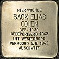 Stolperstein für Isack Elias Cohen (Rotterdam-Zuid).jpg
