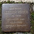 Stolperstein Duderstadt Bei der Oberkirche 2 für Heinrich Kötter