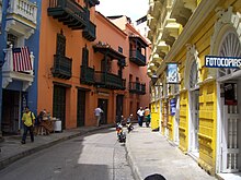 The third leg's Roadblock in Colombia focused on exploring the streets of Cartagena's historical district. Streetsofcartagena.jpg