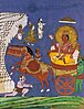 Sun God depicted riding his chariot