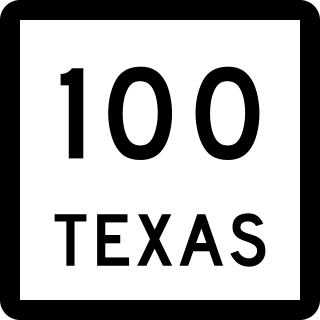 <span class="mw-page-title-main">Texas State Highway 100</span> State highway in Texas