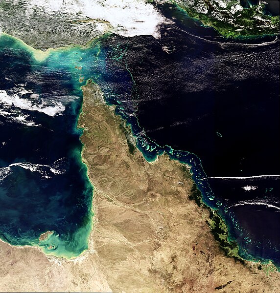 File:The Great Barrier Reef, Australia - Envisat.jpg