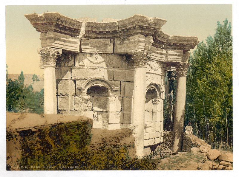 File:The round temple (Temple of Venus), Baalbek, Holy Land, (i.e., Ba'labakk, Lebanon)-LCCN2002724962.tif