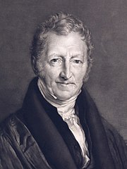 Thomas Malthus, (Warrington Academy), British political economist