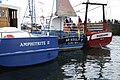 Français : Le bassin du port de commerce pendant les Tonnerres de Brest.