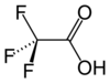 Struktur von Trifluoressigsäure