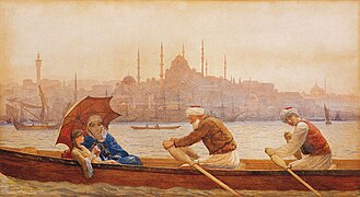 "Haliç'te Gezi", James Ellis, 1888.