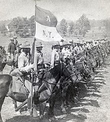 Troop A, Volunteer Cavalry from New York City at Camp Alger, in Falls Church, Virginia, in 1898 Troop-A---New-York.jpg