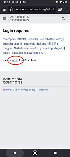 Apabila Anda belum masuk log, Anda akan disuruh untuk masuk log (atau membuat akun) terlebih dahulu. Anda dapat menggunakan akun Wikipedia Anda.