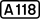 UK Straße A118.svg