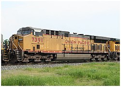 Union Pacific Railroad 7391, an example of the 106 Convertibles built for Union Pacific Railroad with the 7FDL engine