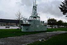 The only relic left of Dace, now located at Ellwood A Mattson Lower Harbor park, Marquette, Michigan USS Dace (247).jpg