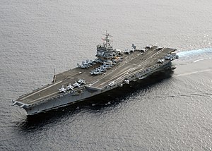 US Navy 120125-N-XO220-368 The aircraft carrier USS Enterprise (CVN 65) is underway in the Atlantic Ocean during a composite training unit exercise.jpg