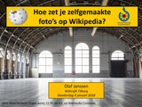 4 januari 2018 - Hoe zet je zelfgemaakte foto's op Wikpedia? - Uitleg over het uploaden van zelfgemaakte foto's van Tilburgse gemeentelijke monumenten naar Wikimedia Commons en het gebruik van die foto's in artikelen op Wikipedia.