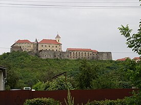 The Palanok Castle in Mukachevo.