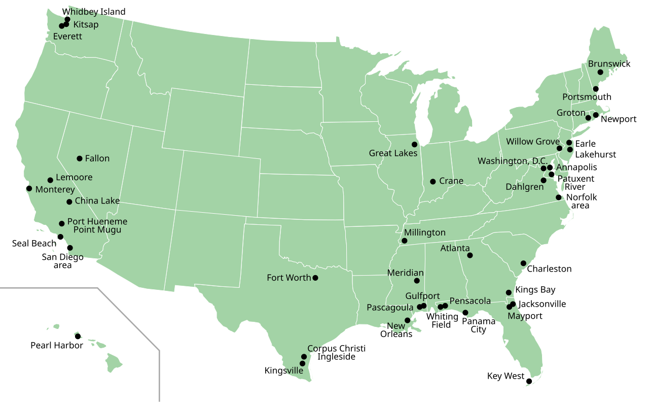 U S Naval Bases in America File United  States  Navy  bases  svg Wikimedia Commons