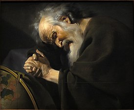 Гераклит на картине И. Морельсе (ок. 1630)