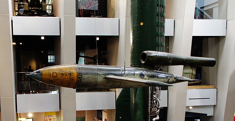 File:V-1 flying bomb on display at Imperial War Museum.jpg