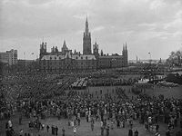 Народне святкування кінця Другої Світової війни, 8 травня 1945