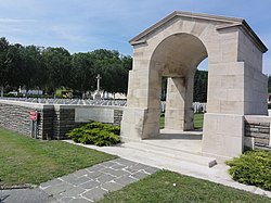 Vailly-sur-Aisne (Aisne) Cimetière brittannique (CWGC).JPG