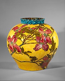 John Bennett, glazed earthenware vase, 1882 Vase MET DT161.jpg