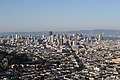 View over San Francisco from Twin Peaks (TK)