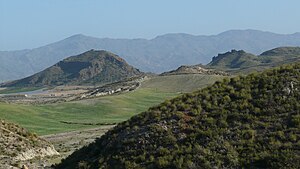 The Cabezo María south of Antas, a former volcano from Verit