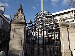 The right pair of gates in 2012 W.G. Grace Gates (geograph 2791023).jpg