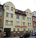 Apartment building in closed development