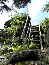 Aufgang zur Aussichtskanzel