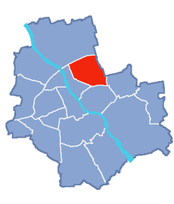 Расположение Targówek в Варшаве