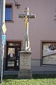 Čeština: Kříž na ulici Svatopluka Čecha v Třebíči, okr. Třebíč. English: Wayside cross at Svatopluka Čecha street in Třebíč, Třebíč District.