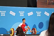 Deutsch: Gewichtheben bei den Olympischen Jugendspielen 2018; Tag 2, 10. Oktober 2018; Jungen 62 kg English: Weightlifting at the 2018 Summer Youth Olympics at 8 October 2018 – Boys' 62 kg