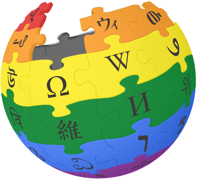 File:Wikipedia rainbow logo.png