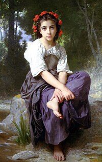 William-Adolphe Bouguereau (1825-1905) - At the Edge of the Brook (1875).jpg