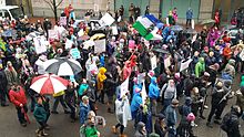 Protestors on Fourth Avenue Women's March on Portland - 40.jpg