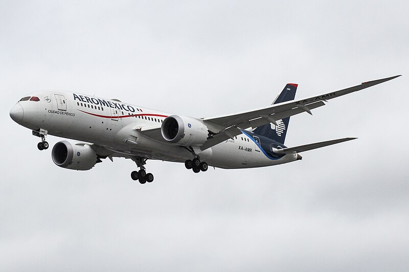 File:XA-AMR Boeing 787 Aeromexico (33894606982).jpg