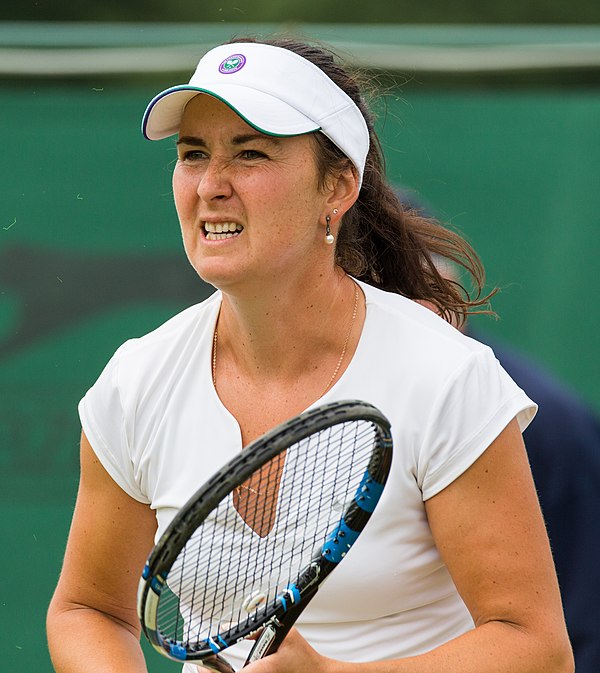 Beygelzimer at the 2015 Wimbledon qualifying