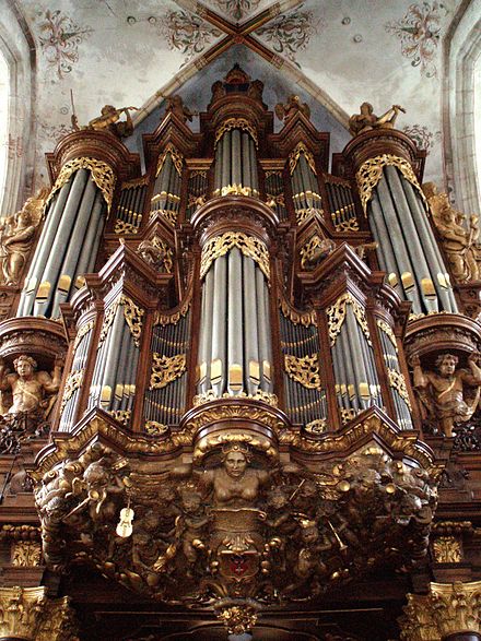 Organy w kościele św. Michała w Zwolle, stworzone przez Arpa Schnitgera