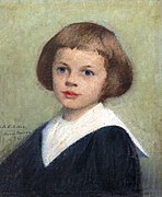 Portrait de Paul Siben enfant (Portrait of Paul Siben as a child) by Henri Rachou