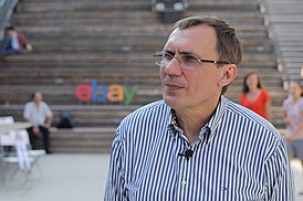 Владимир Долгов на пресс-конференции eBay