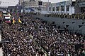 Aftermath of the 2024 Varzaqan helicopter crash, Azadi Avenue (Tehran)