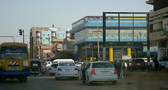 Rue à Khartoum en 2012.