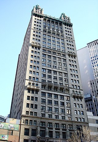 <span class="mw-page-title-main">Park Row Building</span> Residential skyscraper in Manhattan, New York