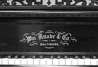 Wm. Knabe & Co. US piano manufacturing company in Baltimore, Maryland