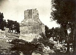 Mausoleo líbico-púnico antes de su restauración