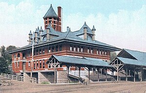 1912 - вокзал Аллентауна LVRR Railroad Station.jpg